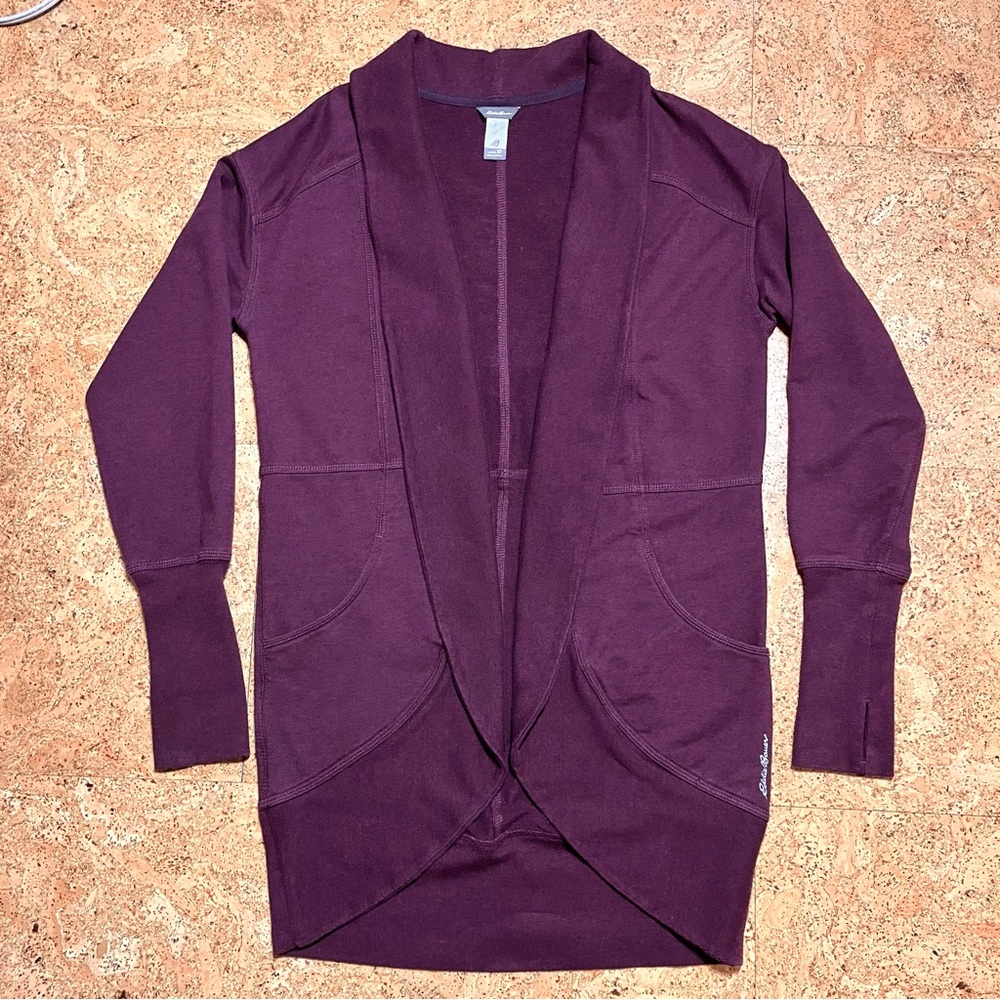 Eddie Bauer Summit Wrap Cardigan Sz XS - Picture 8 of 13